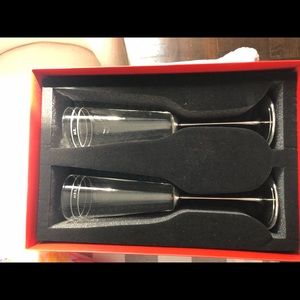 Kate Spade Sparkling Pointe Champagne Glasses